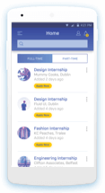 Fluid UI app mockup demo on Nexus Android